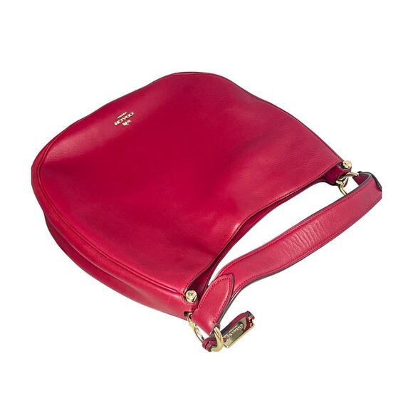 Coach Nomad Hobo 36026 Glovetanned Leather Shoulder Bag Purse Authenticated READ - Picture 5 of 16